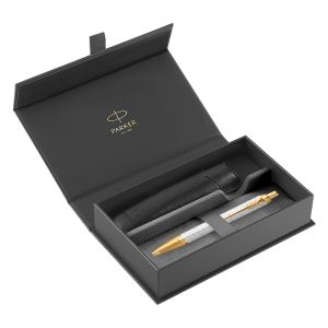 GP PARKER IM Premium Pearl GT + etui PU