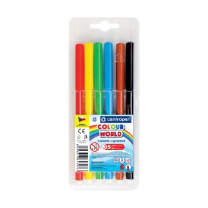 Markerji - CENTROPEN 7550 Color World - set 6 kos