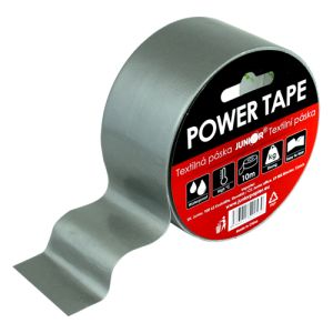 Tekstilni lepilni trak POWER TAPE 48 mm x 10 m - siv