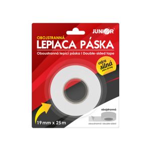 Dvostranski lepilni trak JUNIOR 19 mm x 25 m