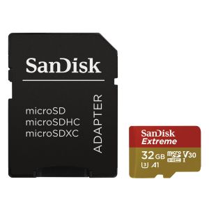 SanDisk Extreme/micro SDHC/32GB/UHS-I U3 / adapter razreda 10/+ SDSQXAF-032G-GN6AA