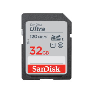 SanDisk Ultra/SDHC/32GB/UHS-I U1 / razred 10/črna SDSDUN4-032G-GN6IN