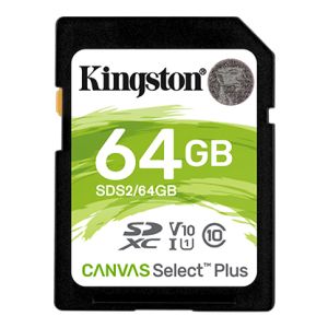 Kingston Canvas Select Plus U1/SDXC/64GB/UHS-I U1 / razred 10 SDS2/64GB