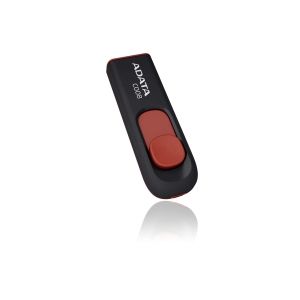 64GB USB ADATA C008 črno/rdeča (odtis) AC008-64G-RKD