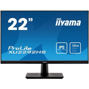 22" iiyama XU2292HS-B1: IPS, FullHD @ 75Hz, 250cd/m2, 4ms, VGA, HDMI, DP, črn XU2292HS-B1