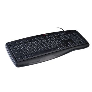 C-TECH KB-107/žični USB/postavitev CZ-SK/črna KB-107