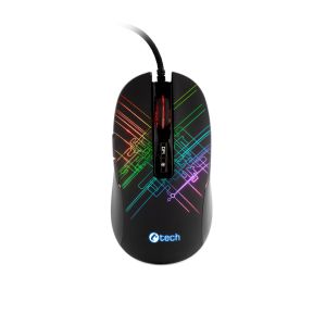 C-TECH Dusk/Gaming/Optični/Desničar/3200 DPI/Žični USB/Črn GM-27L