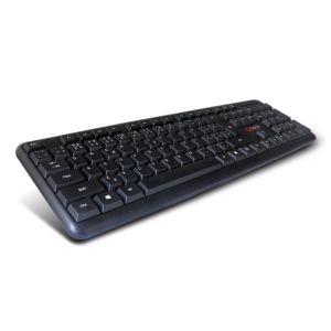 C-TECH KB-102/žični USB/postavitev CZ-SK/črna KB-102-U-BL