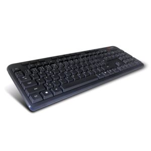 C-TECH KB-102M/žični USB/CZ-SK postavitev/črna KB-102M-U-BL