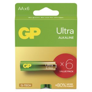 GP Alkalna baterija ULTRA AA (LR6) - 6 kos 1013226000