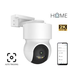 Kamera iGET HOME CS8 Bela - WiFi 2K IP kamera vrtljiva, nočni vid, zvok, IP65, samodejno sledenje 75020822