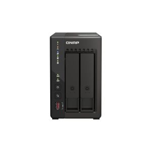 QNAP TS-253E-8G (4 jedra 2,6 GHz, 8 GB RAM, 2x SATA, 2x M.2 NVM reža, 2x HDMI 4K, 2x 2,5 GbE, 4x USB) TS-253E-8G