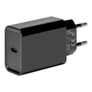 PAKIRANJE: potovalni polnilec ME USB-C 20W črn 8596311218835