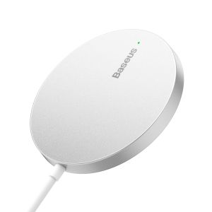 Baseus Brezžični omrežni polnilec Simple Mini3 15W USB-C bel 6932172618650