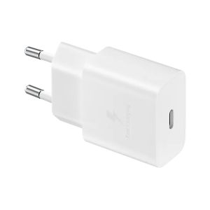 Polnilnik Samsung z vrati USB-C (15 W), bel EP-T1510XWEGEU