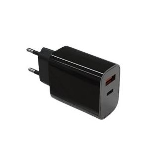 TB Touch USB-C + USB-A črn polnilec AZTBXUL2USB3ACB