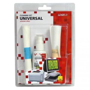 čisto. univerzalni set, razpršilec 50 ml, 10 prtičkov, 3 aplikatorji, logotip