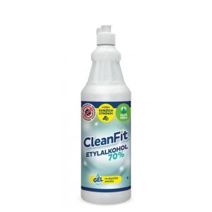 CleanFit dezinfekcijski gel 70% citrusi za roke 1 l + črpalka GRATIS