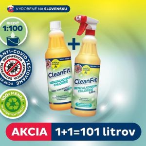 Cleanfit ultrakoncentrat - razkužilo benzalkonijev klorid 1+1=101 l