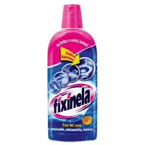 Fixinela tekoče čistilo za WC školjko 500 ml (roza)