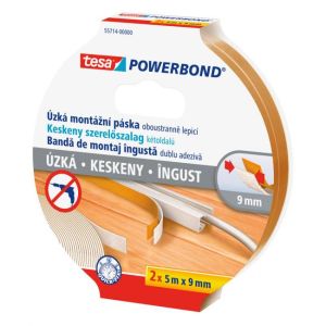 Tesa Powerbond 2x5mx9mm montažni trak