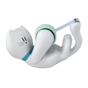 Scotch Kitty Tape Dispenser + 1 Scotch Magic Pack, 19 mm × 8,89 m, 1 zvitek