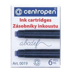 Črnilne kartuše Centropen 0019 6 kos