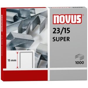 Sponke za papir Novus 23/15 SUPER /1000/