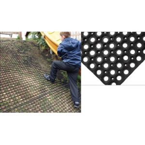 Varnostna podloga Ringmat Honeycomb 0,4 mx 0,6 m črna