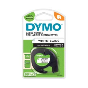 Dymo trak za Letratag papir bel 12mm x 4m