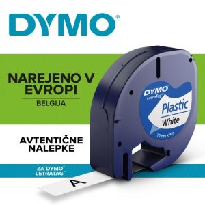 Dymo trak za belo plastiko Letratag