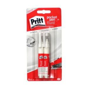 Korekcijsko pero PRITT POCKET PEN, 2x 8 ml