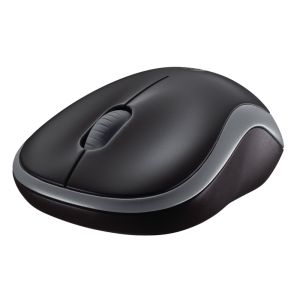 Logitech M185 nano/Office/Optični/1000 DPI/Brezžični USB/Siv 910-002238