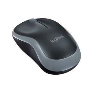 Logitech M185 nano/Office/Optični/1000 DPI/Brezžični USB/Siv 910-002235