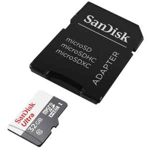 SanDisk Ultra/micro SDHC/32GB/UHS-I U1 / adapter razreda 10/+ SDSQUNR-032G-GN3MA