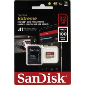 SanDisk Extreme/micro SDHC/32GB/UHS-I U3 / adapter razreda 10/+ SDSQXAF-032G-GN6MA