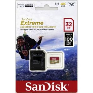 SanDisk Extreme/micro SDHC/32GB/UHS-I U3 / adapter razreda 10/+ SDSQXAF-032G-GN6AA