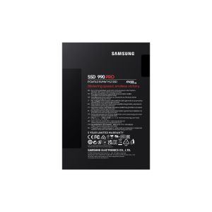 Samsung 990 PRO/2TB/SSD/M.2 NVMe/črna/5R MZ-V9P2T0BW