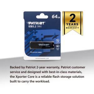 Patriot XPORTER CORE/32GB/USB 3.2/USB-A/Črn PSF32GXRB3U