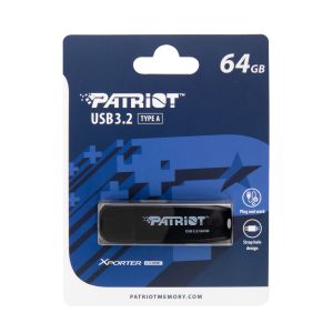 Patriot XPORTER CORE/64GB/USB 3.2/USB-A/Črn PSF64GXRB3U