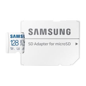 Samsung EVO Plus/micro SDXC/128GB/UHS-I U3 / Adapter razreda 10/+/bela MB-MC128SA/EU