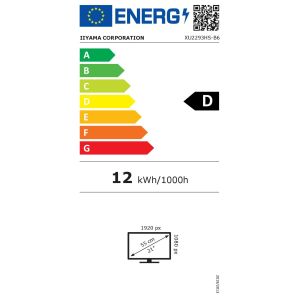 iiyama ProLite/XU2293HS-B6/21,5"/IPS/FHD/100Hz/1ms/črna/3R XU2293HS-B6