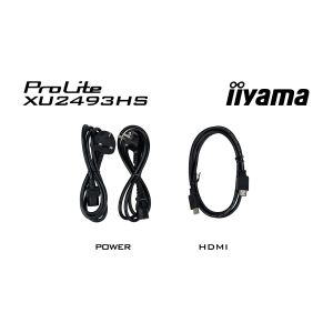 iiyama ProLite/XU2493HS-B6/23,8"/IPS/FHD/100Hz/0,5ms/črna/3R XU2493HS-B6