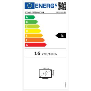 iiyama ProLite/XU2493HS-B6/23,8"/IPS/FHD/100Hz/0,5ms/črna/3R XU2493HS-B6