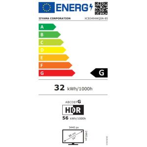 iiyama ProLite/XCB3494WQSN-B5/34"/VA/3440x1440/120Hz/0,4ms/črna/3R XCB3494WQSN-B5