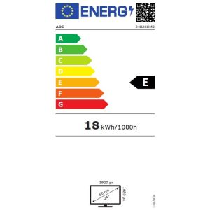 AOC / 24B2XHM2 / 23,8 "/ VA / FHD / 75 Hz / 4 ms / Črna / 3R 24B2XHM2