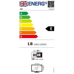 AOC/24B3HA2/23,8"/IPS/FHD/100Hz/1ms/črna/3R 24B3HA2