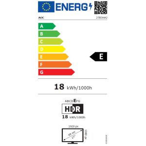 AOC/27B3HA2/27"/IPS/FHD/100Hz/1ms/črna/3R 27B3HA2