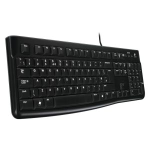 Logitech K120/žični USB/CZ-SK postavitev/črna 920-002641