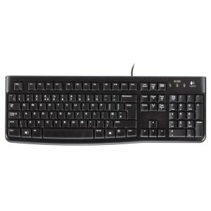 Logitech K120/žični USB/CZ-SK postavitev/črna 920-002641